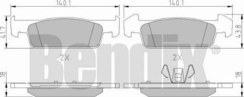 BENDIX 511137 - Set placute frana,frana disc aaoparts.ro