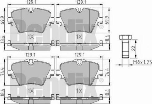 BENDIX 511239 - Set placute frana,frana disc aaoparts.ro