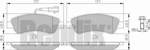 BENDIX 511235 - Set placute frana,frana disc aaoparts.ro