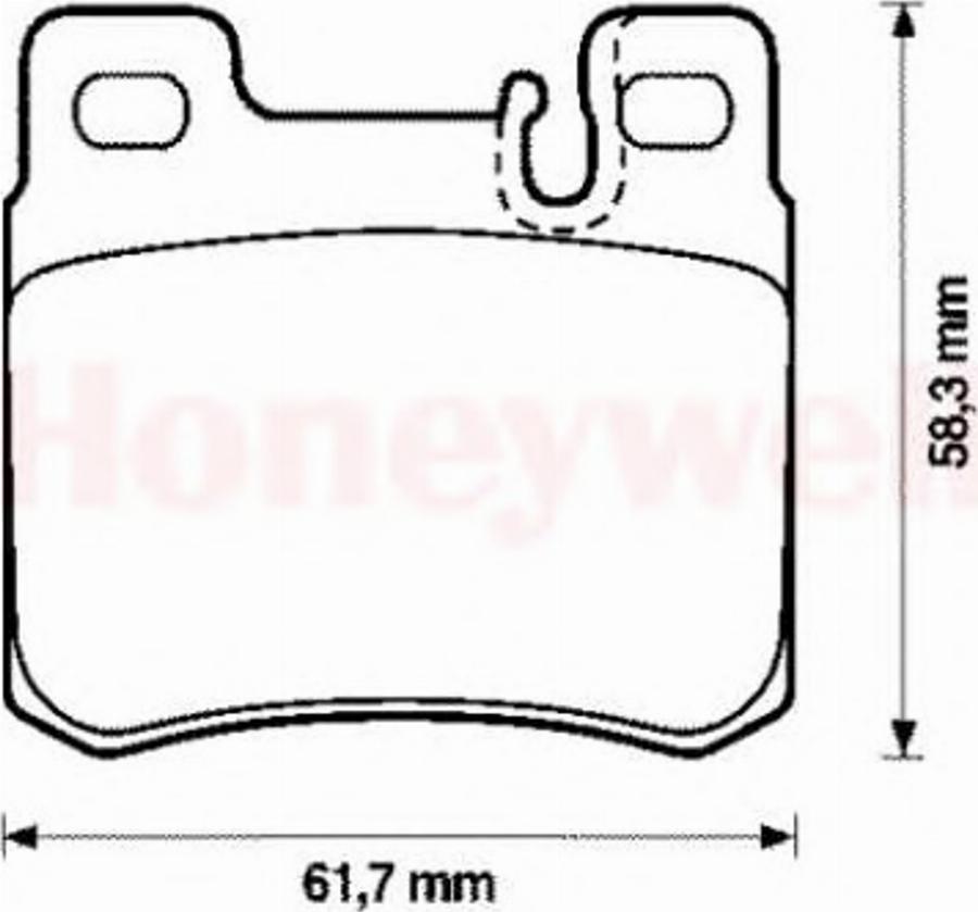 BENDIX 571435B - Set placute frana,frana disc aaoparts.ro