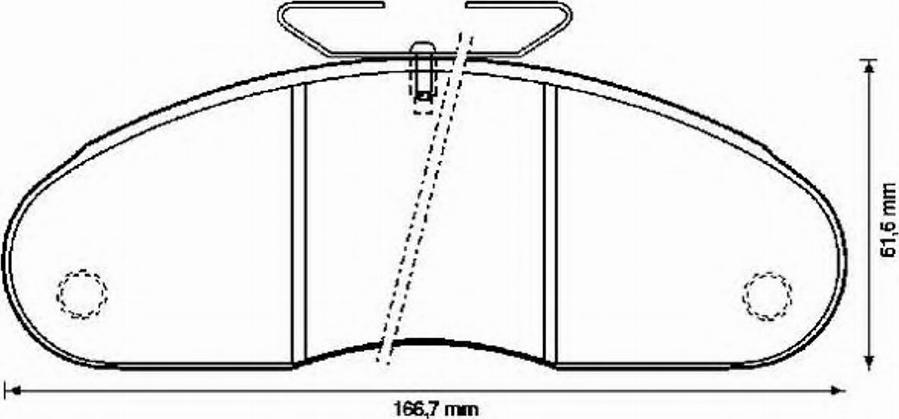 BENDIX 571885B - Set placute frana,frana disc aaoparts.ro