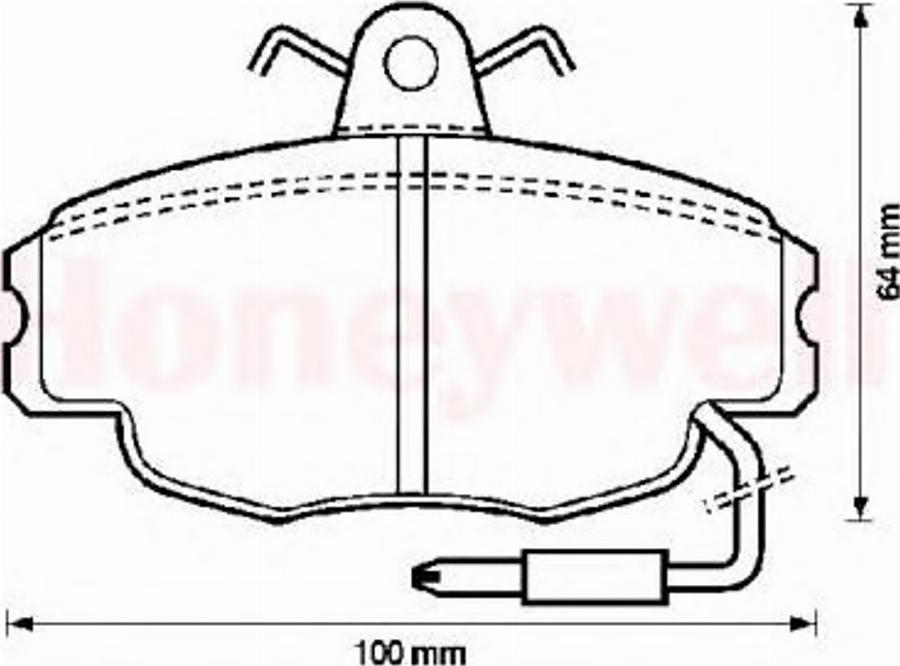 BENDIX 571327B - Set placute frana,frana disc aaoparts.ro