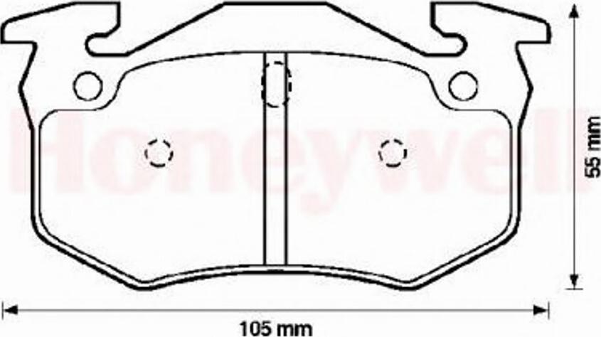 BENDIX 571747B - Set placute frana,frana disc aaoparts.ro
