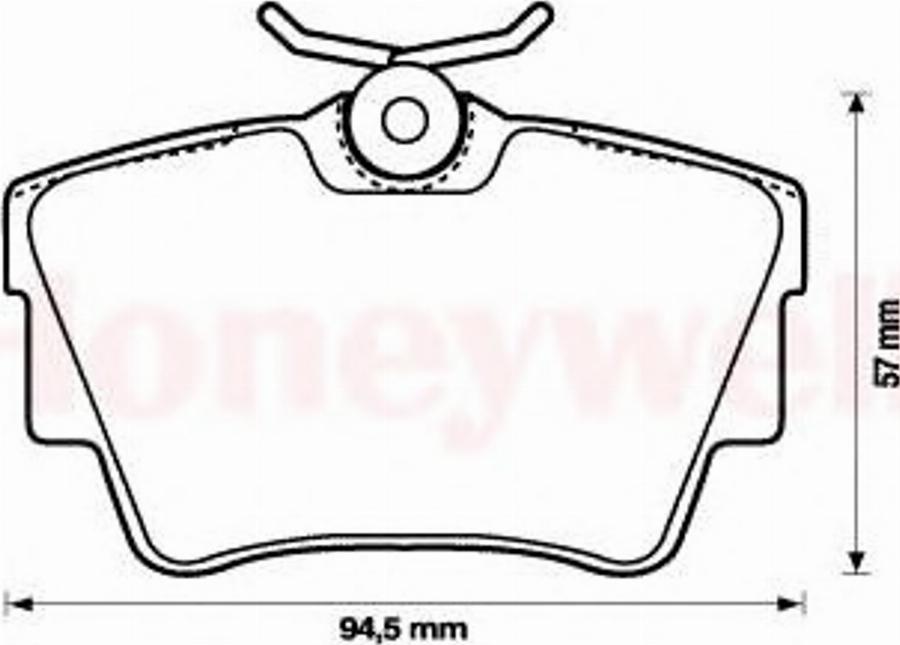 BENDIX 573059B - Set placute frana,frana disc aaoparts.ro