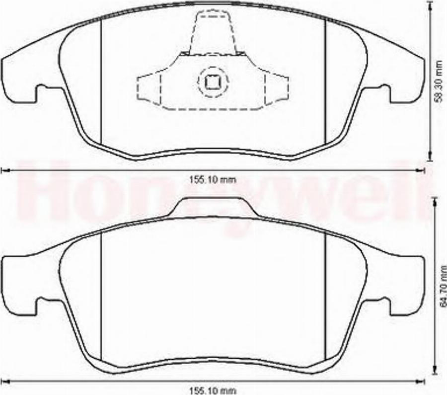 BENDIX 573192B - Set placute frana,frana disc aaoparts.ro