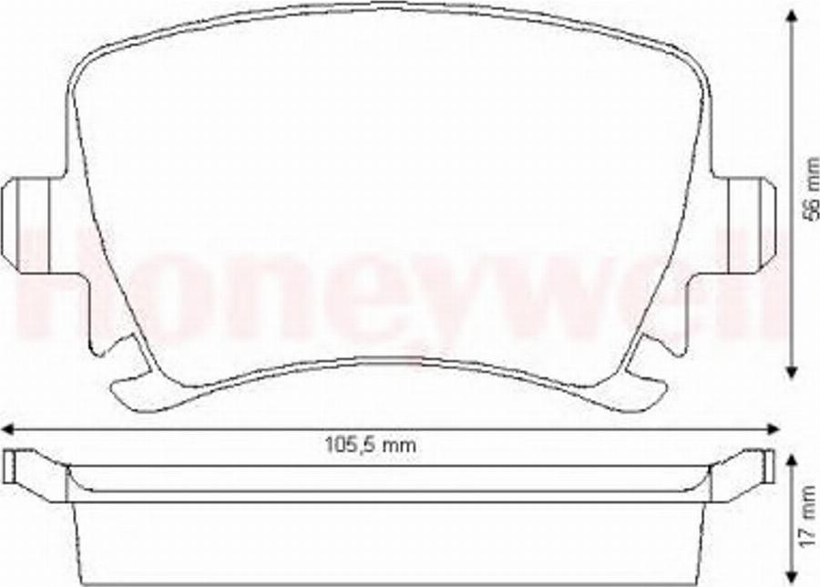 BENDIX 573158B - Set placute frana,frana disc aaoparts.ro