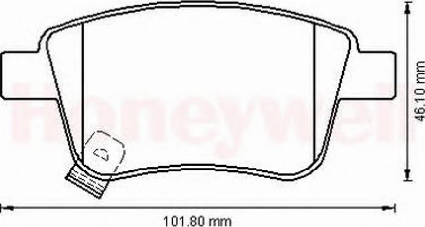 BENDIX 572516B - Set placute frana,frana disc aaoparts.ro