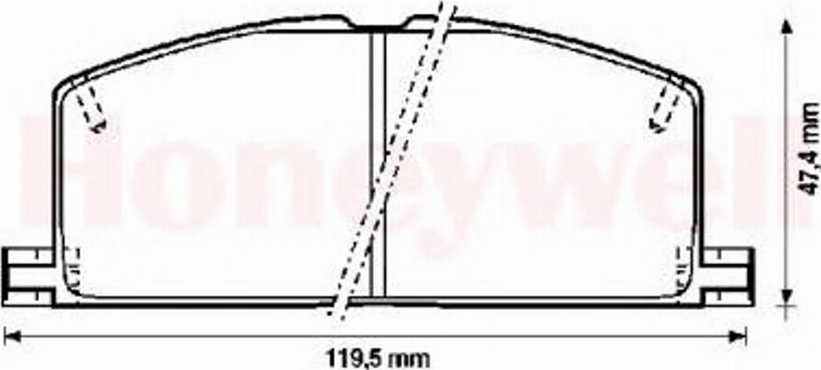 BENDIX 572255B - Set placute frana,frana disc aaoparts.ro