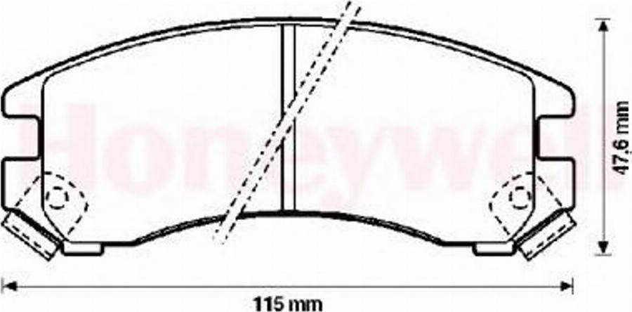 BENDIX 572236B - Set placute frana,frana disc aaoparts.ro