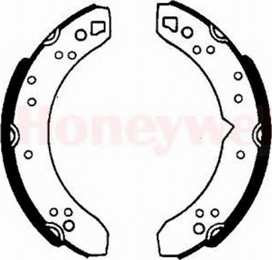 BENDIX 361040B - Set saboti frana aaoparts.ro