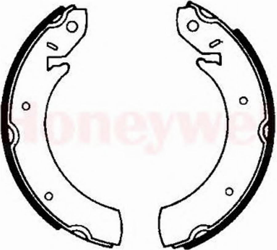 BENDIX 361014B - Set saboti frana aaoparts.ro