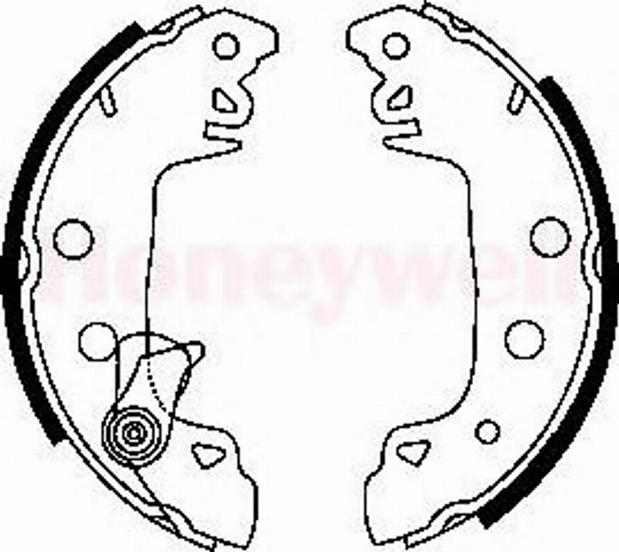 BENDIX 361130 B - Set saboti frana aaoparts.ro
