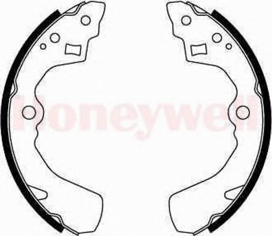 BENDIX 361841 B - Set saboti frana aaoparts.ro