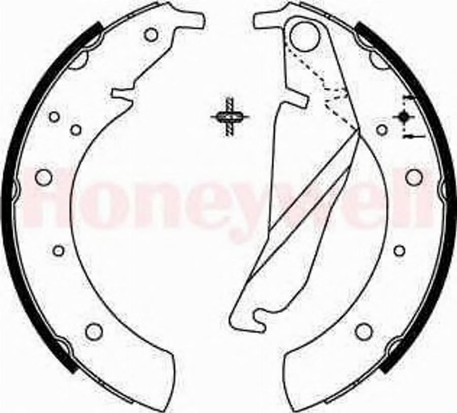 BENDIX 361369B - Set saboti frana aaoparts.ro