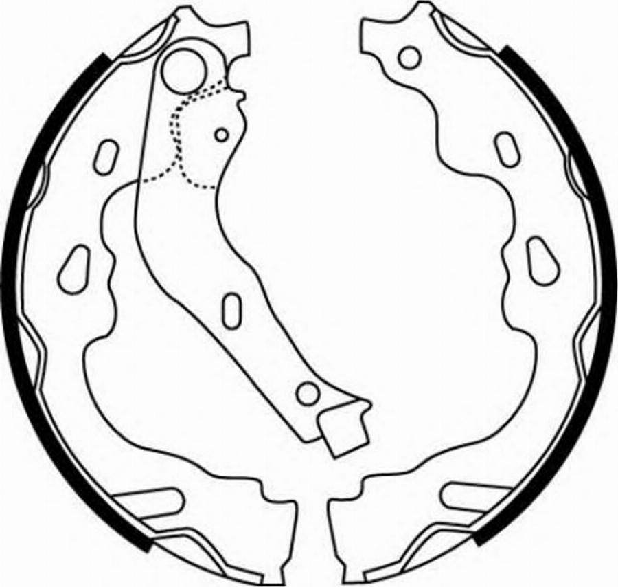 BENDIX 362428 B - Set saboti frana aaoparts.ro