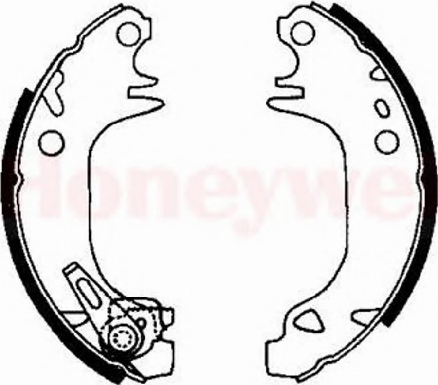 BENDIX 362249 B - Set saboti frana aaoparts.ro