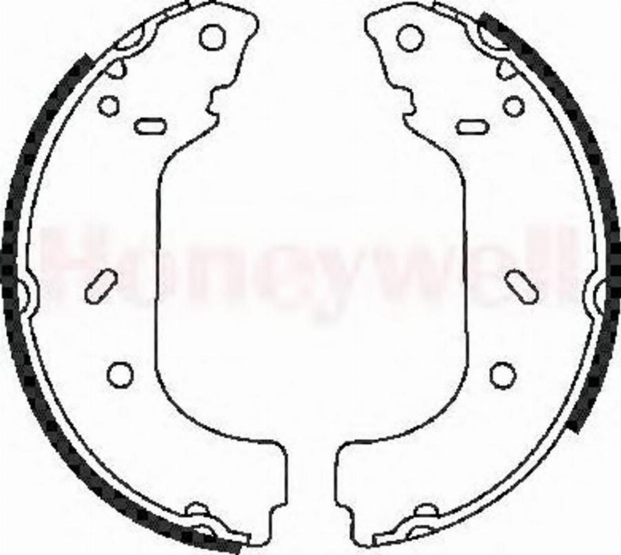 BENDIX 362285 B - Set saboti frana aaoparts.ro