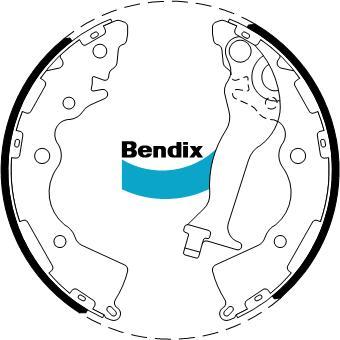 BENDIX BS5014 - Set saboti frana aaoparts.ro