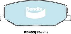 BENDIX DB403 GCT - Set placute frana,frana disc aaoparts.ro