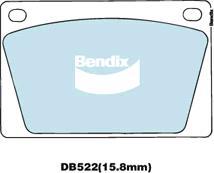 BENDIX DB522 GCT - Set placute frana,frana disc aaoparts.ro