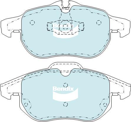 BENDIX DB1664 MKT - Set placute frana,frana disc aaoparts.ro