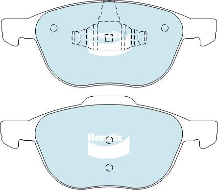 BENDIX DB1679 MKT - Set placute frana,frana disc aaoparts.ro