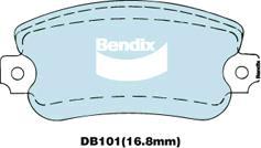 BENDIX DB101 GCT - Set placute frana,frana disc aaoparts.ro