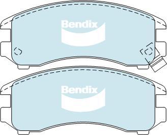 BENDIX DB1117 GCT - Set placute frana,frana disc aaoparts.ro
