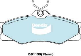 BENDIX DB1139 GCT - Set placute frana,frana disc aaoparts.ro