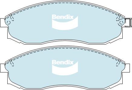 BENDIX DB1308 4WD - Set placute frana,frana disc aaoparts.ro