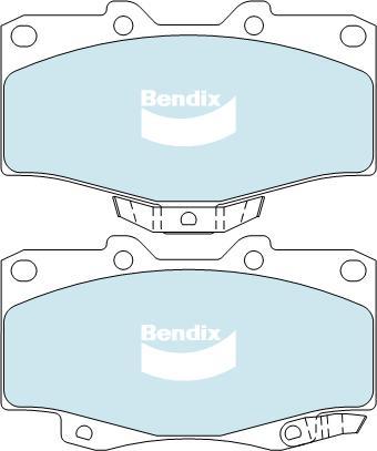 BENDIX DB1323 4WD - Set placute frana,frana disc aaoparts.ro