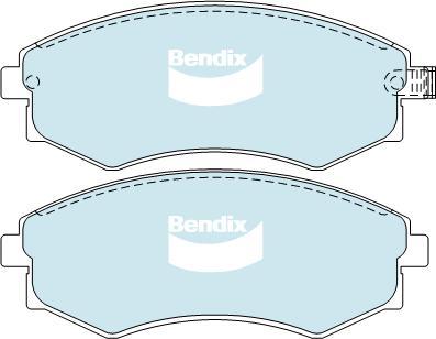 BENDIX DB1263 GCT - Set placute frana,frana disc aaoparts.ro