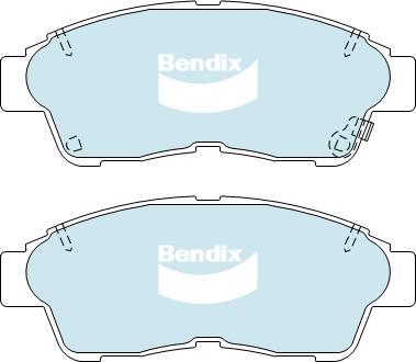 BENDIX DB1267 GCT - Set placute frana,frana disc aaoparts.ro