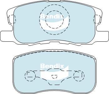 BENDIX DB1796 MKT - Set placute frana,frana disc aaoparts.ro