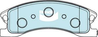 BENDIX DB1716 4WD - Set placute frana,frana disc aaoparts.ro