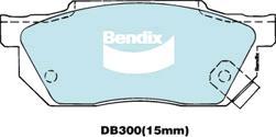 BENDIX DB300 GCT - Set placute frana,frana disc aaoparts.ro
