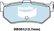 BENDIX DB301 GCT - Set placute frana,frana disc aaoparts.ro