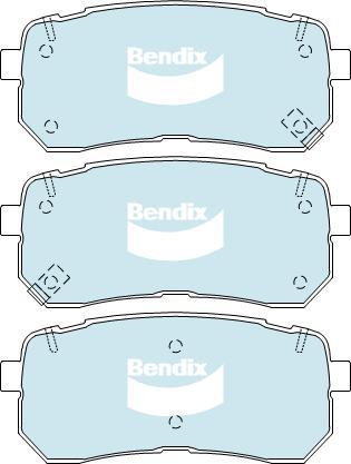 BENDIX DB2447 4WD - Set placute frana,frana disc aaoparts.ro