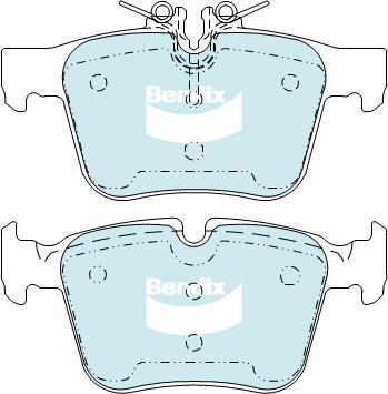 BENDIX DB2404 EURO+ - Set placute frana,frana disc aaoparts.ro