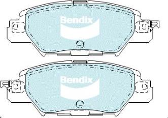 BENDIX DB2414 4WD - Set placute frana,frana disc aaoparts.ro