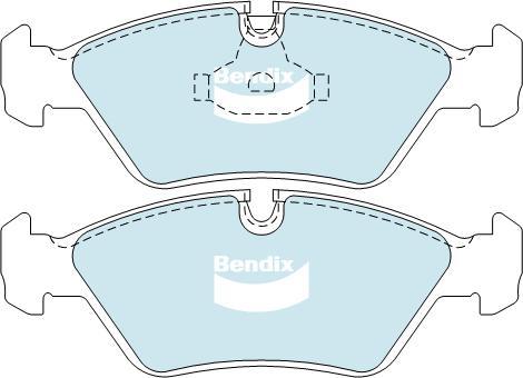 BENDIX DB256 MKT - Set placute frana,frana disc aaoparts.ro