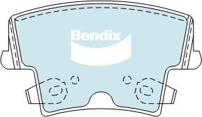 BENDIX DB2062 GCT - Set placute frana,frana disc aaoparts.ro