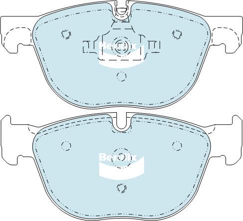 BENDIX DB2006 EURO+ - Set placute frana,frana disc aaoparts.ro
