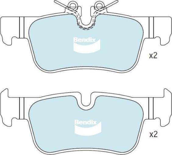 BENDIX DB2385 EURO+ - Set placute frana,frana disc aaoparts.ro