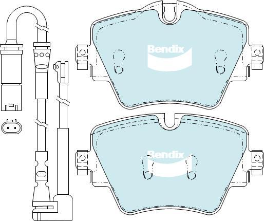 BENDIX DB2377 EURO+ - Set placute frana,frana disc aaoparts.ro