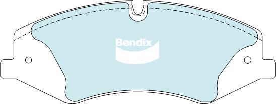 BENDIX DB2203 EURO+ - Set placute frana,frana disc aaoparts.ro