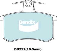 BENDIX DB222 GCT - Set placute frana,frana disc aaoparts.ro