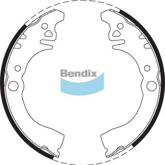 BENDIX DS0034 - Set saboti frana aaoparts.ro