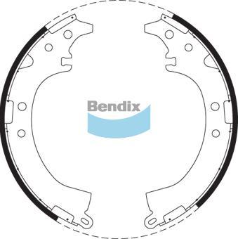 BENDIX DS2333 - Set saboti frana aaoparts.ro
