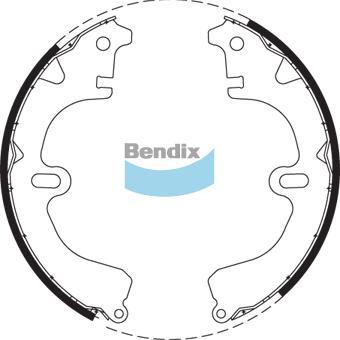 BENDIX DS2288 - Set saboti frana aaoparts.ro